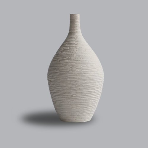 Keramische vaas met structuur