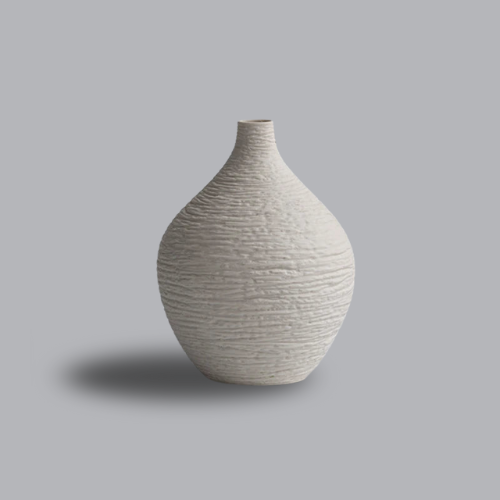Keramische vaas met structuur