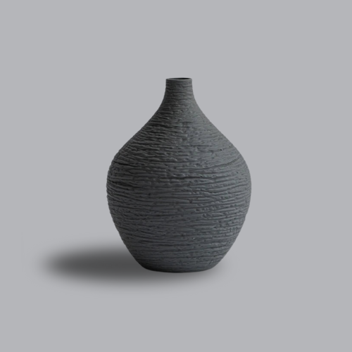 Keramische vaas met structuur